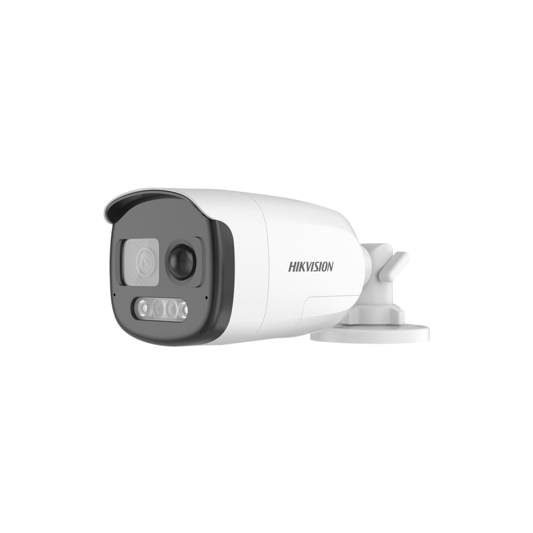 HIKVISION DS-2CE12DF3T-PIRXOS - Caméra Bullet Fixe Audio Sirène ColorVu PIR 2 MP