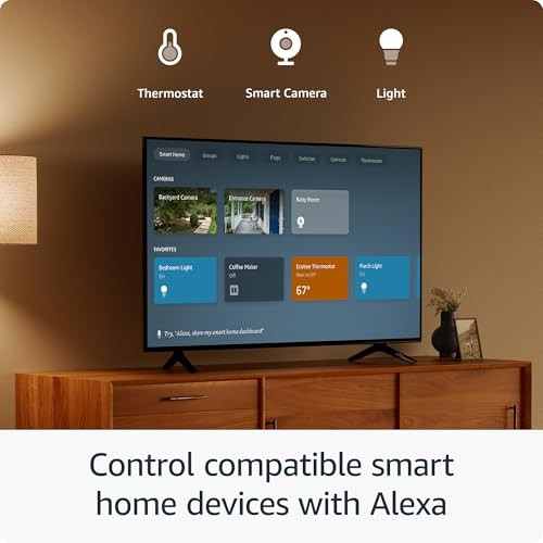 Fire TV Stick HD, Free and Live TV, Alexa Voice Remote, Smart Home Controls, HD Streaming - Black