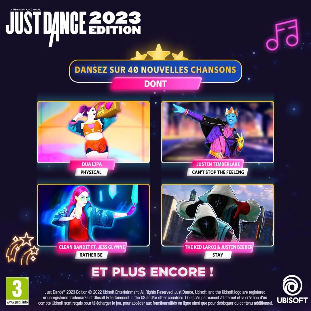 40+ chansons — des hits internationaux pour tous les goûts