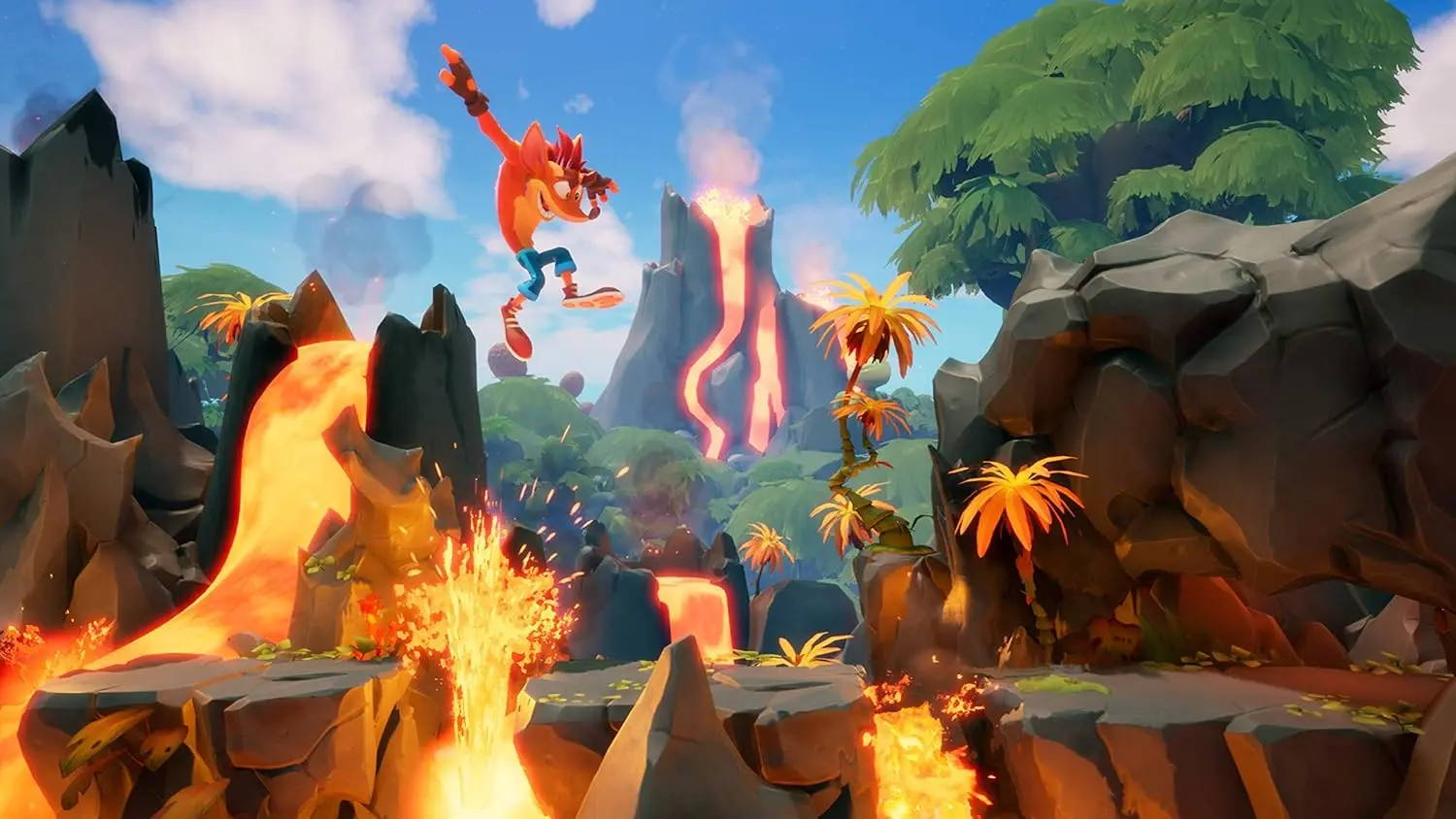 Crash, Coco et 3 personnages alternatifs — des styles de jeu variés