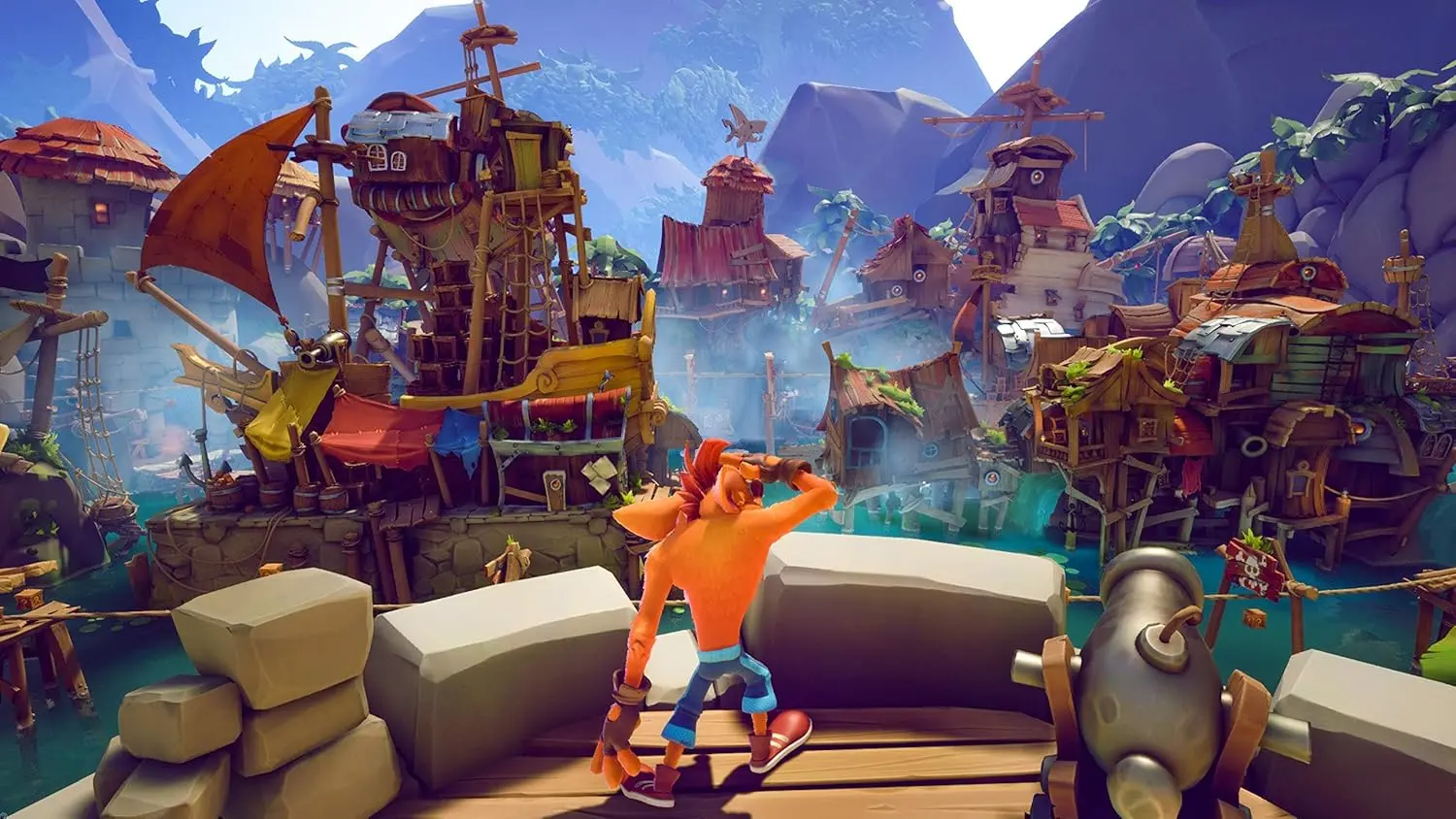 Toute la famille Bandicoot réunie dans une aventure à travers les dimensions