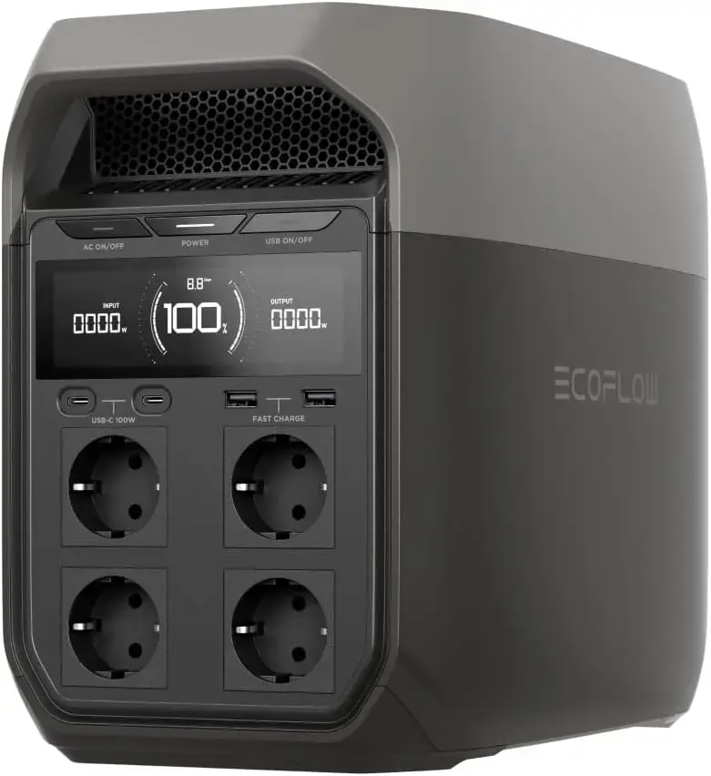 Station électrique portable EcoFlow DELTA 3 1024 Wh de capacité -1 800 .webp