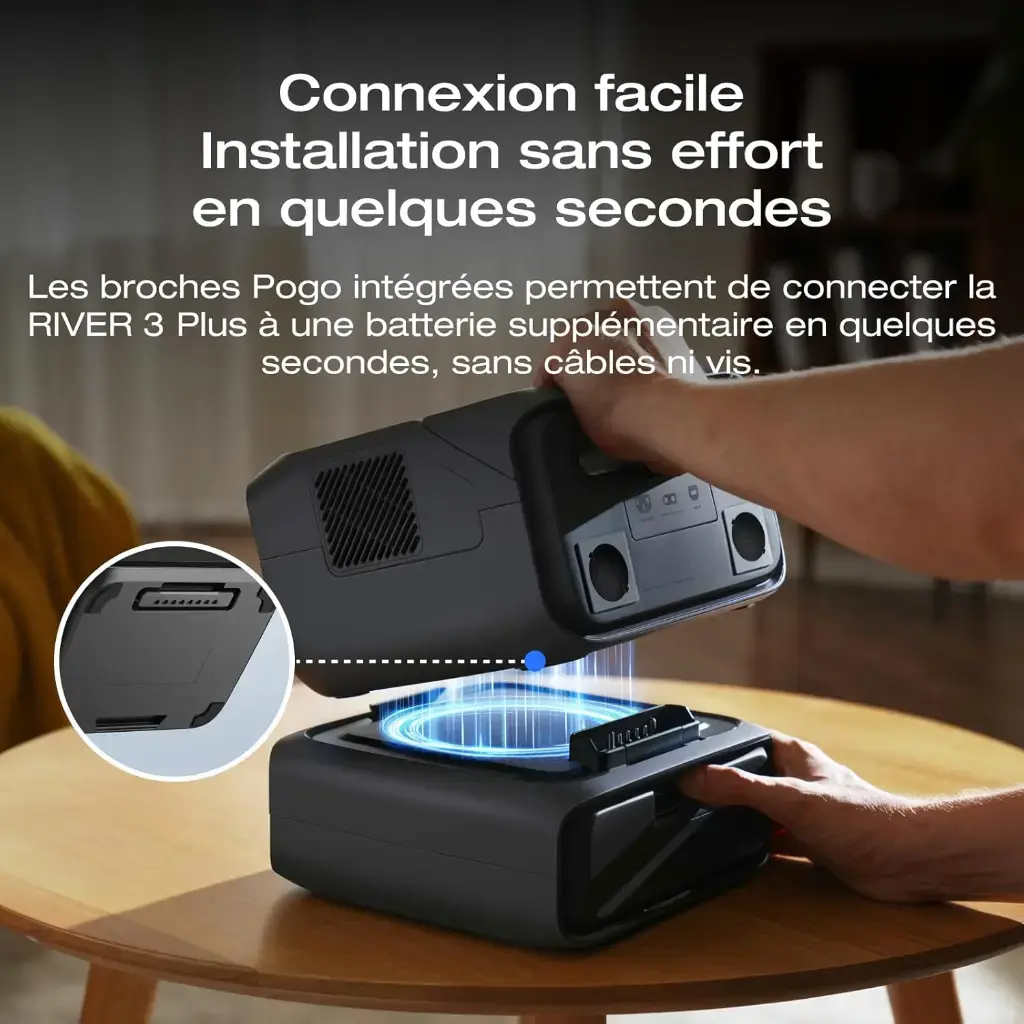 Connexion facile, installation sans effort en quelques secondes
