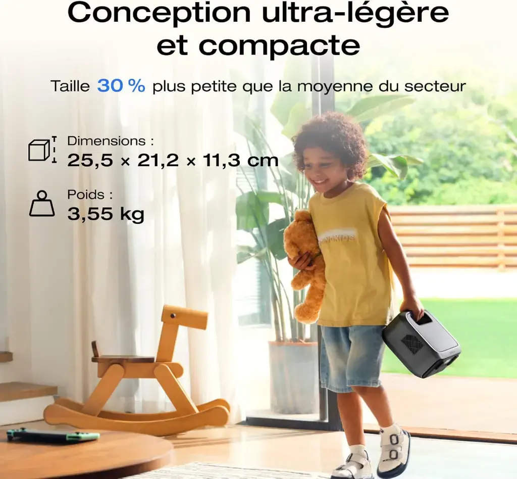 Conception ultra-légère et compacte
