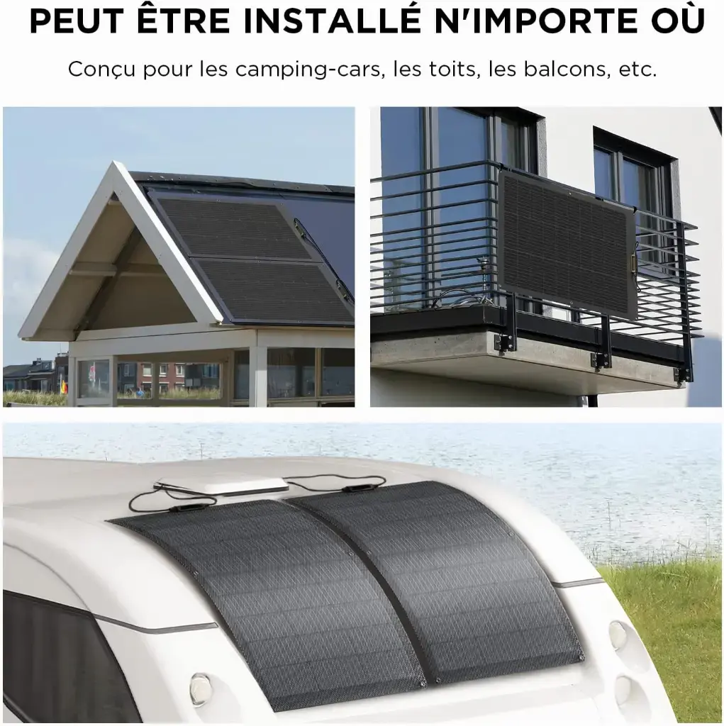 Rendement de conversion élevé de 23%
