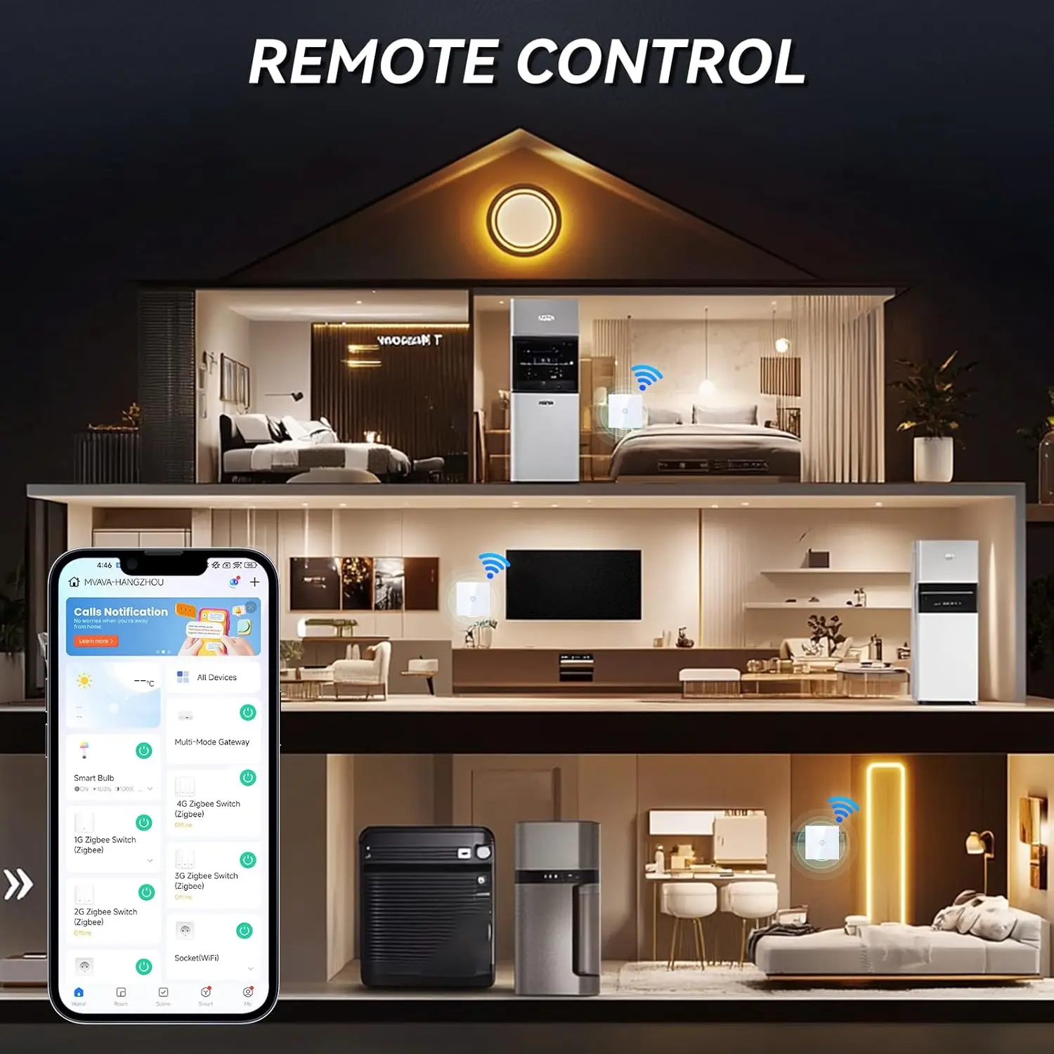 Contrôle à distance depuis n'importe où — programmatez, automatisez, gérez depuis l'app
