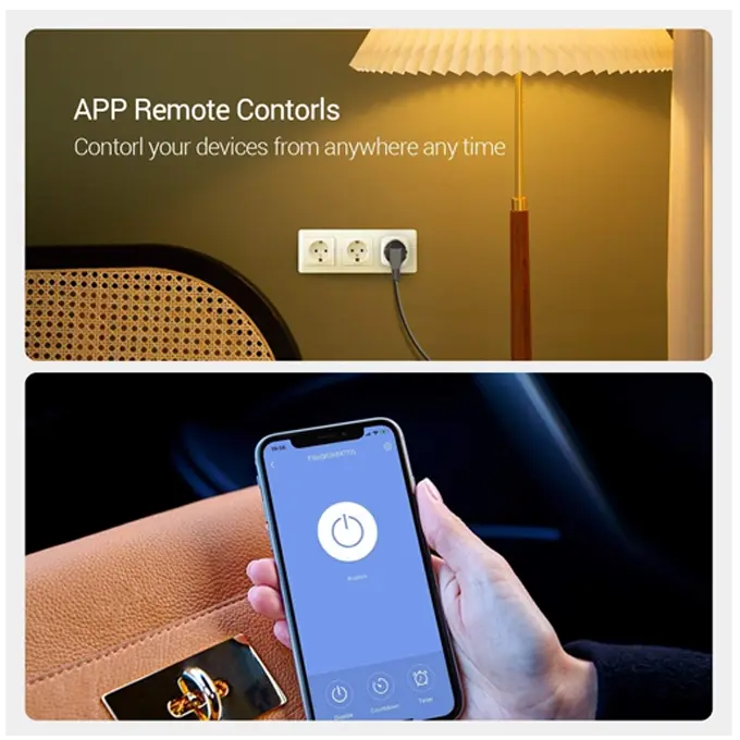 Contrôle à distance depuis votre smartphone — éteignez la lampe depuis le canapé ou depuis l'autre côté de la ville