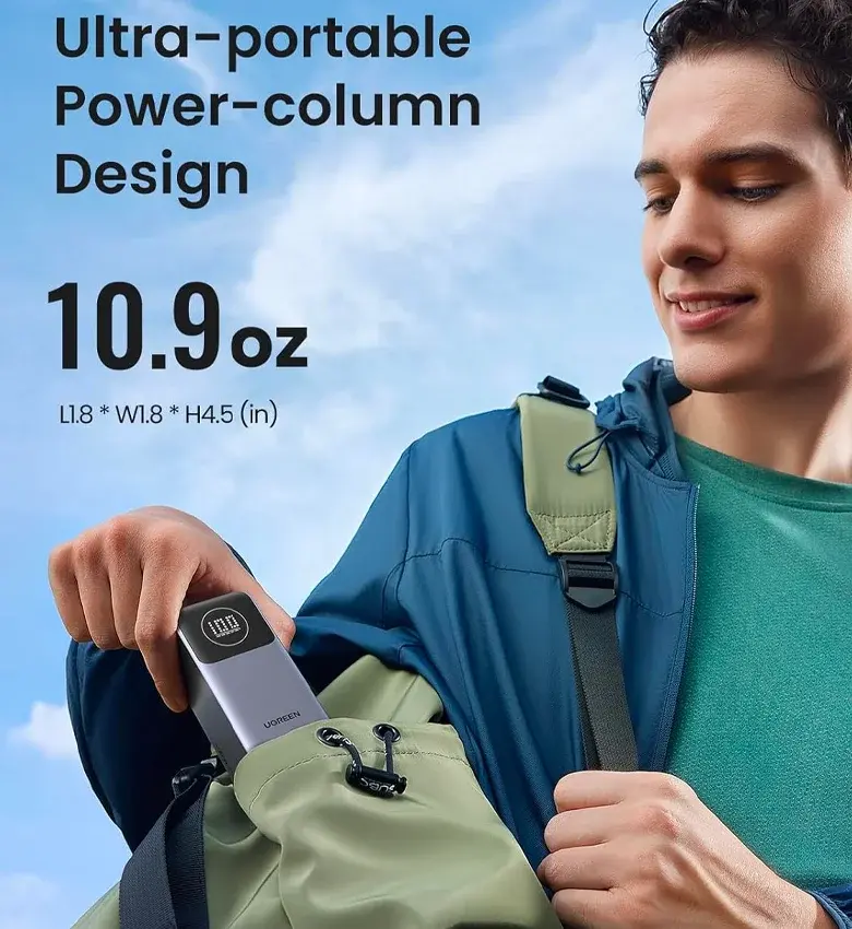 Écran intelligent et boîtier aluminium — qualité UGREEN, style premium