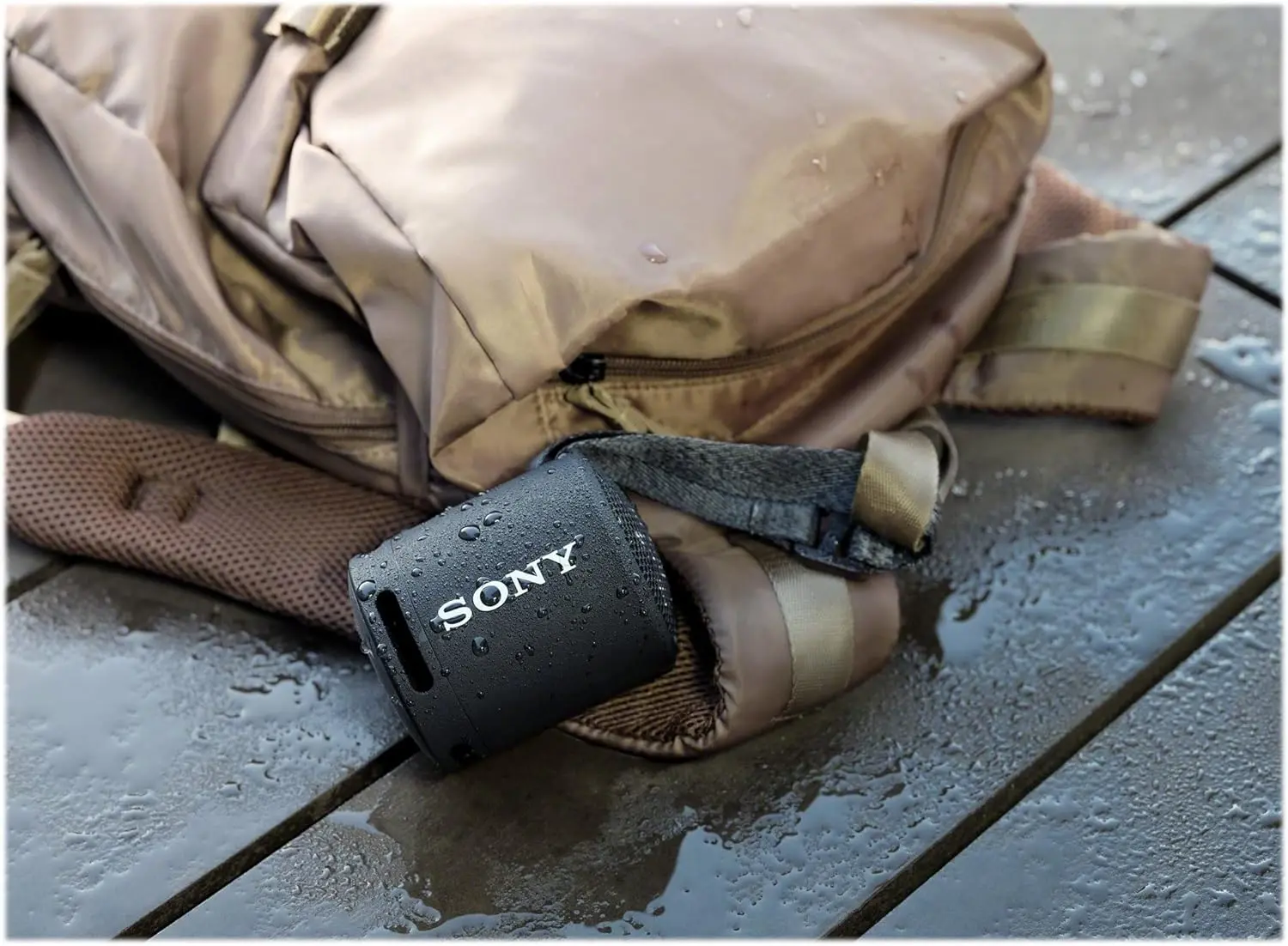 IP67 — résiste à la pluie, à l'humidité et aux projections d'eau