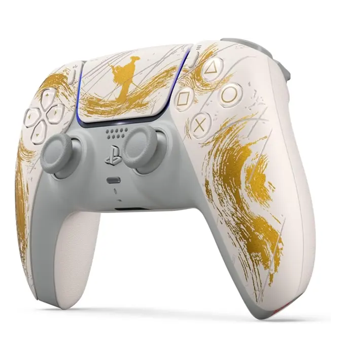 Une manette DualSense à l'effigie de Ghost of Yōtei
