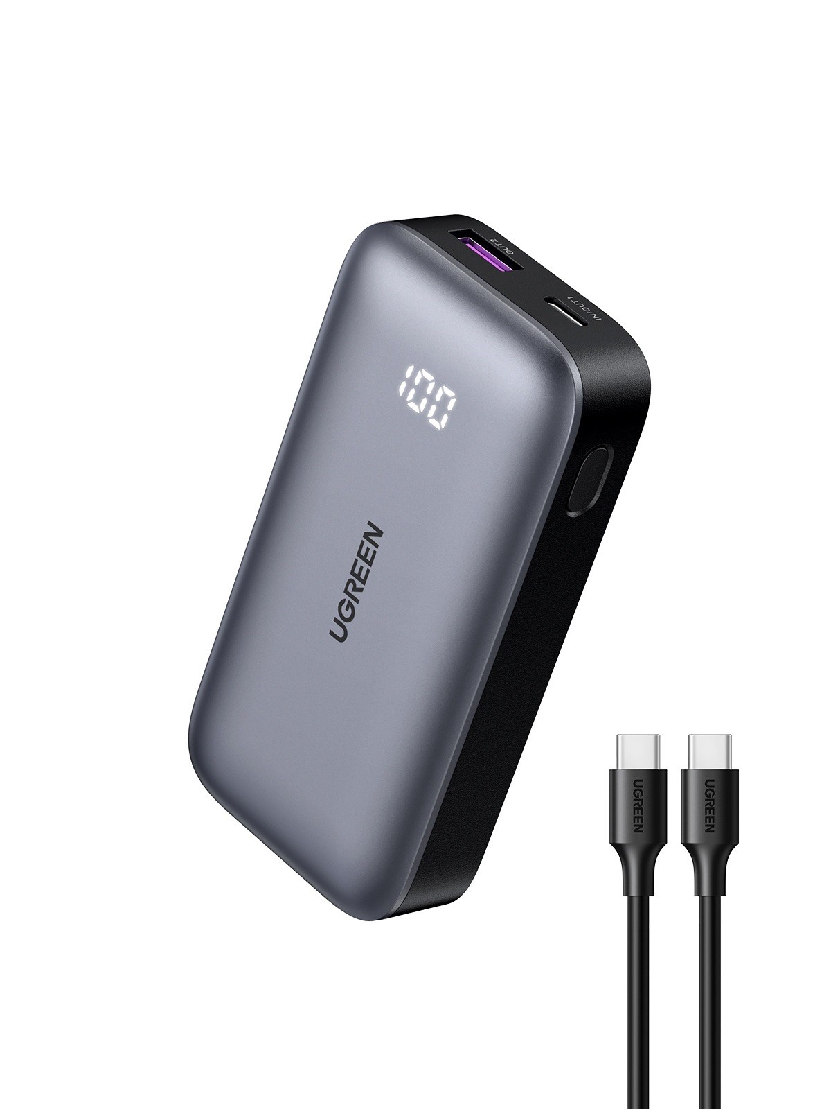 30W USB-C + affichage LED + format mini compact — la powerbank rapide pour les sorties légères