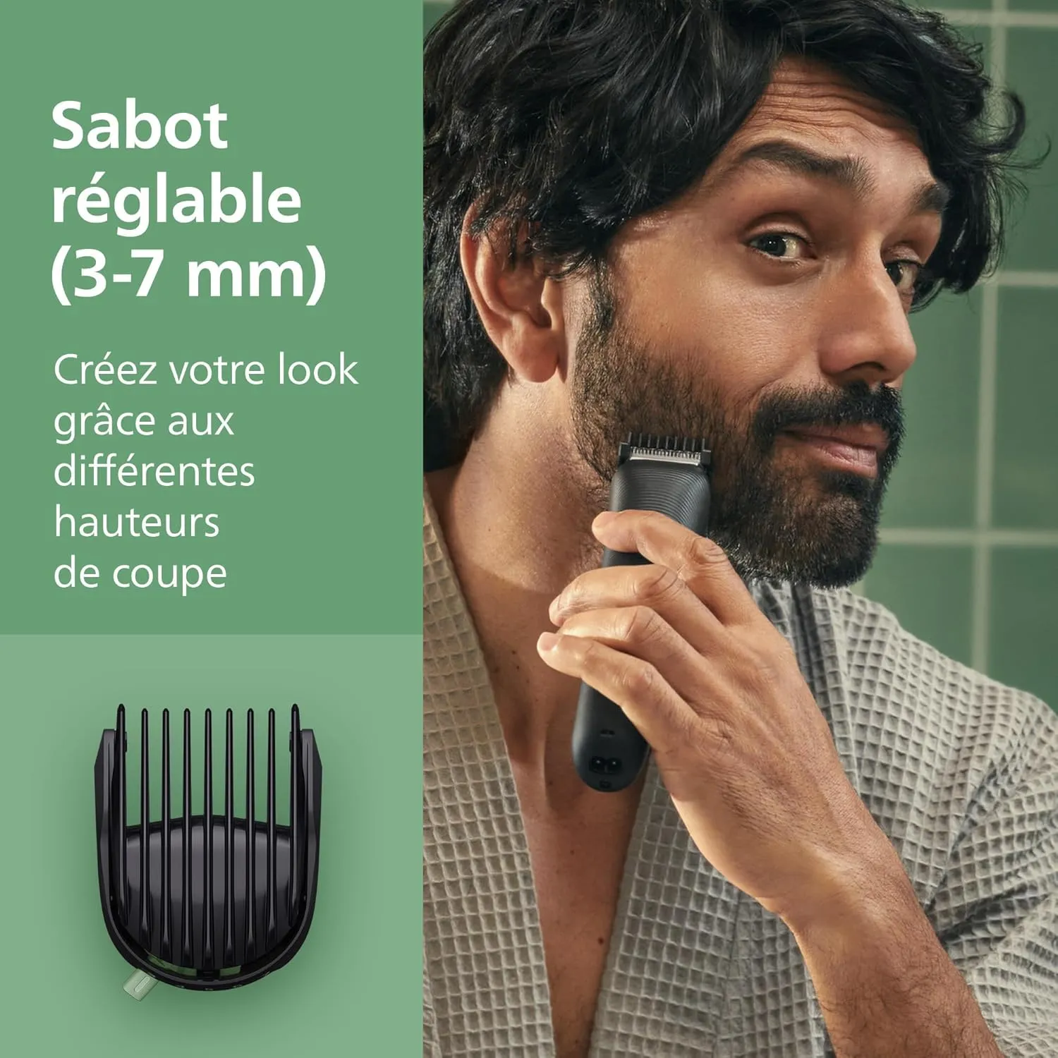 Maîtrisez la longueur de votre barbe à la perfection
