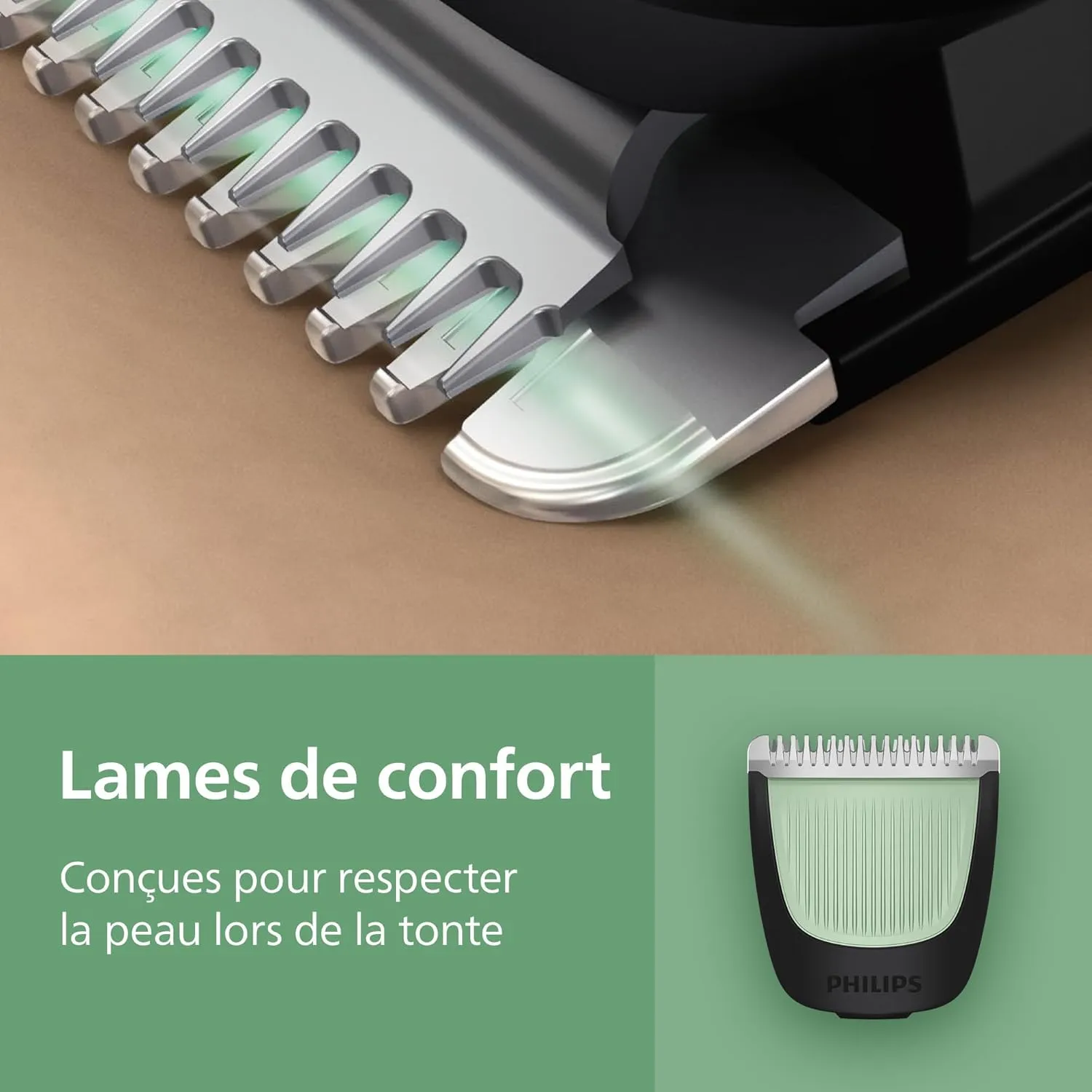 Des lames de confort qui respectent votre peau