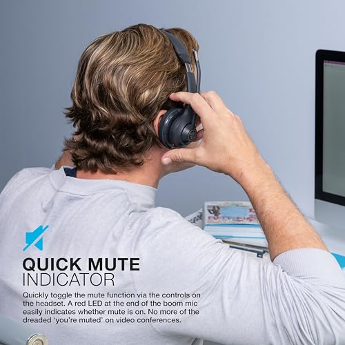 JLab Go Work Wireless on-Ear Headset Gen 2 - Black