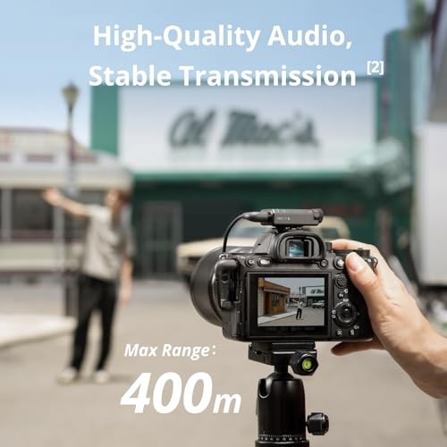 DJI Mic Mini (2 TX + 1 RX), Detail-Rich Audio, Wireless Lavalier Microphone for Camera/Android, 2-Person Vlog, Team Production