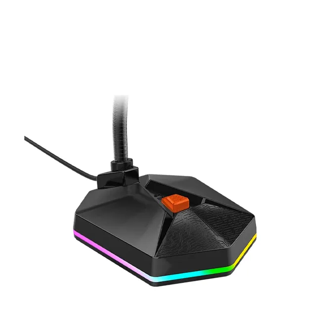 Base RGB + col de cygne métallique + USB — le micro qui habille et performe dans n'importe quel setup