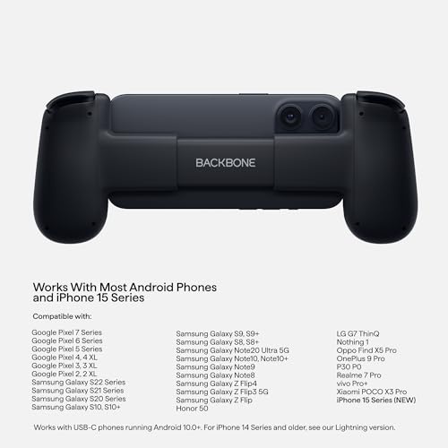 (BUNDLE) BACKBONE One Mobile Gaming Controller + Case (Open Box)
