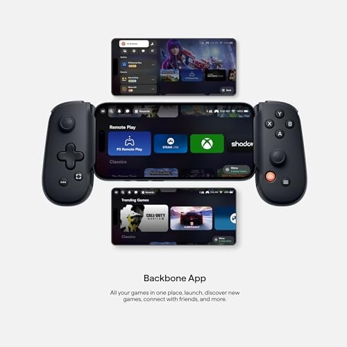 (BUNDLE) BACKBONE One Mobile Gaming Controller + Case (Open Box)
