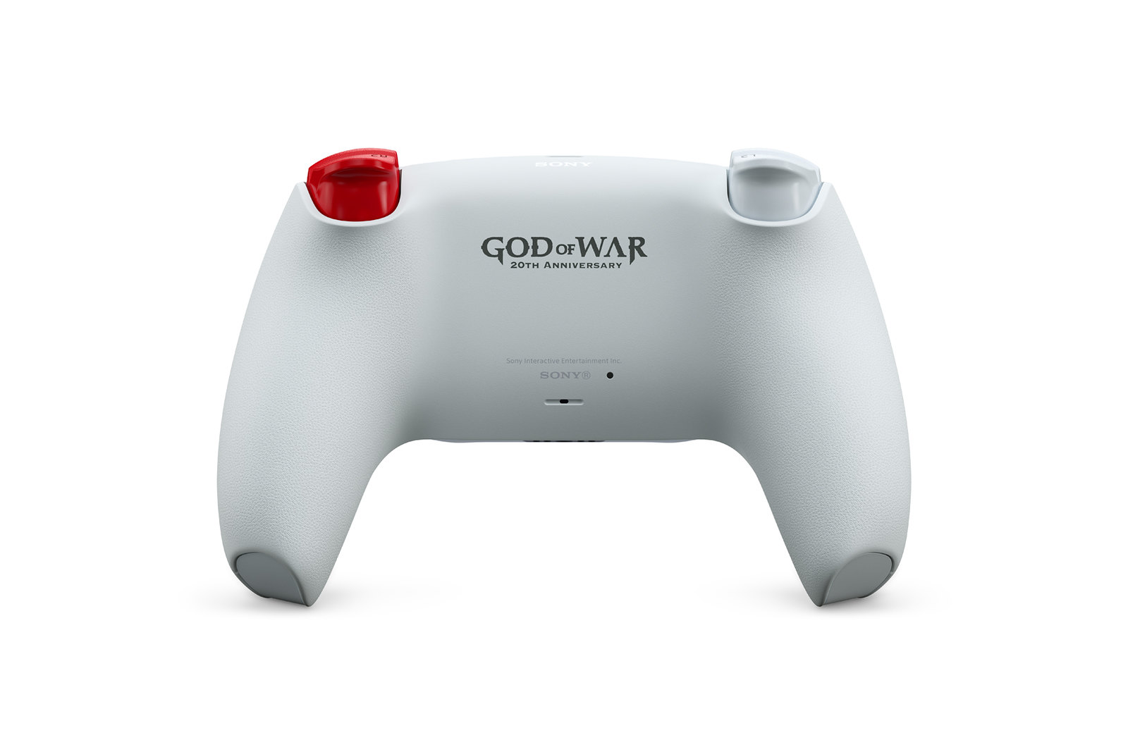 Le sceau God of War 20e Anniversaire, gravé au dos