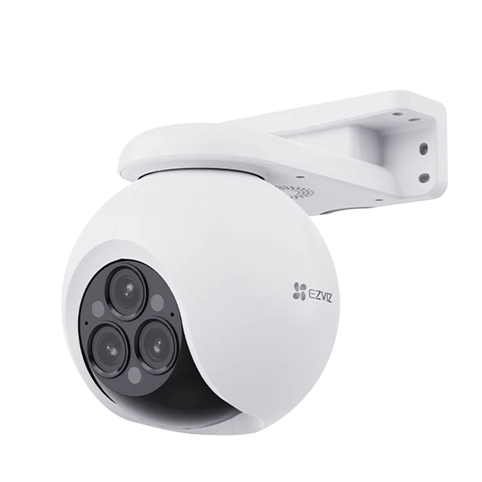 [CS-H80f-R100-8G444WKFL] EZVIZ H80f Multi 2K⁺ × 3 Caméra Wi-Fi pour maison connectée à triple objectif