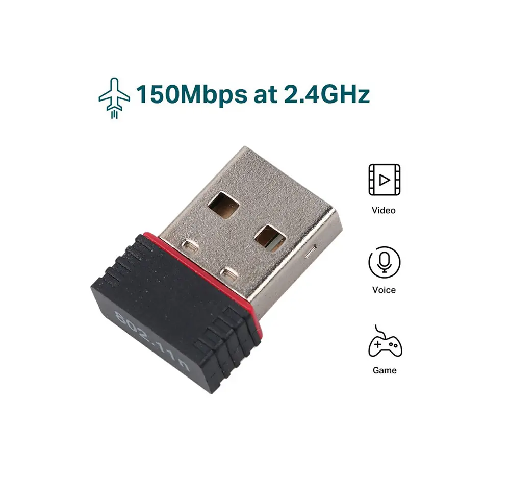Mini USB Wifi Adapter 802.11n Antenna 150Mbps