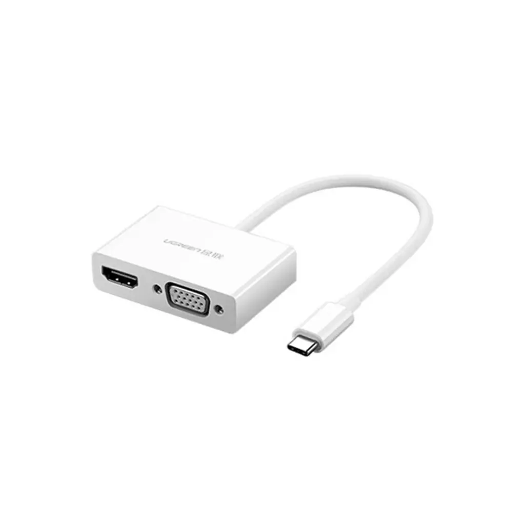 [MM123 30843] UGREEN MM123 30843  | USB C → Hub VGA et HDMI