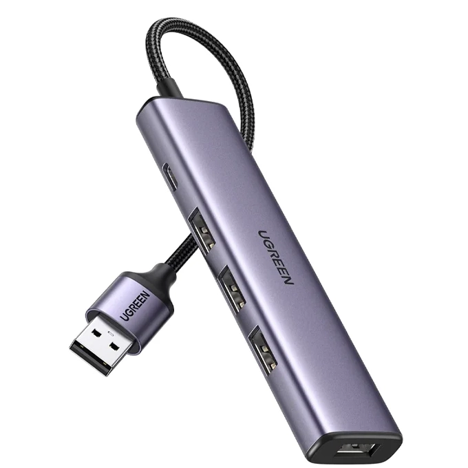 UGREEN CM473 20805 - 4 ports | USB 3.0 → 3x USB 3.0, USB-C