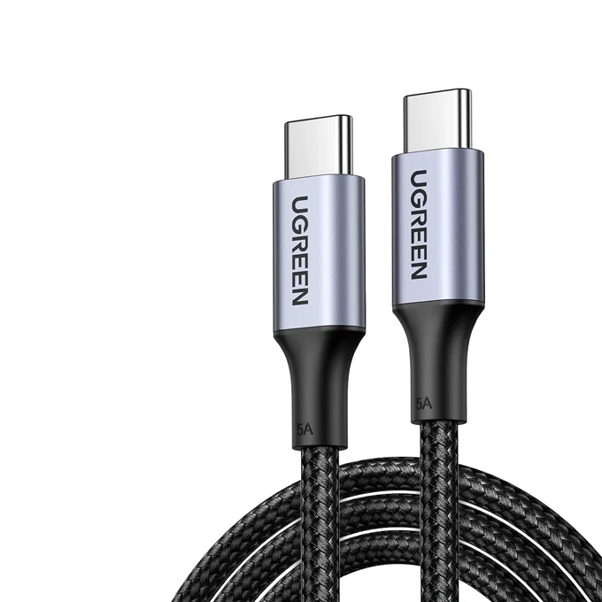 [US316 20478] UGREEN US316 20478 | Cable USB-C  → USB-C 100W (nylon tressé) - 50cm 