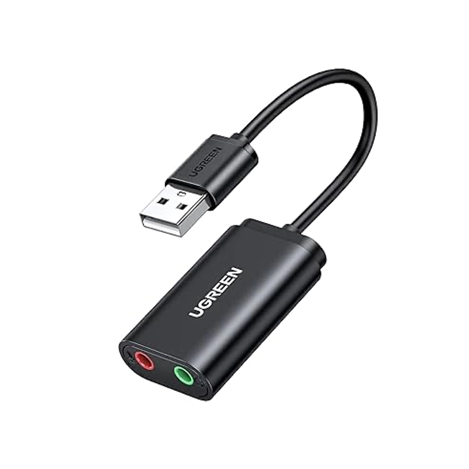 [US205 30724] UGREEN US205 30724 | Adaptateur USB → Audio Jack 3.5mm & Microphone