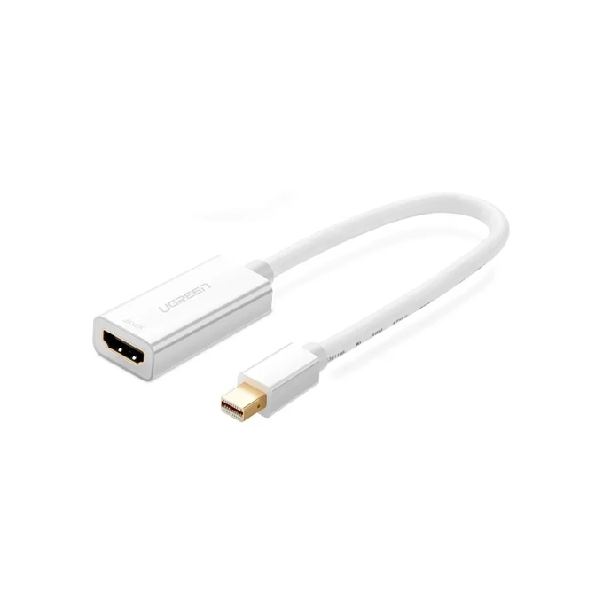 [MD112 10460] UGREEN MD112 10460 | Adaptateur Mini Displayport (Thunderbolt 2) → HDMI Femelle - Blanc