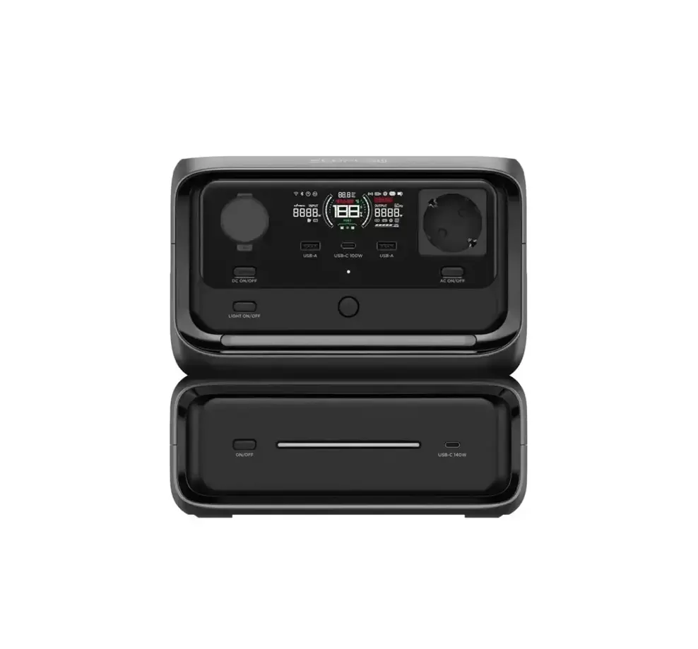 Station électrique portable EcoFlow RIVER 3 Max 572 Wh de capacité | 600 W de sortie ｜1 200 W avec X-Boost