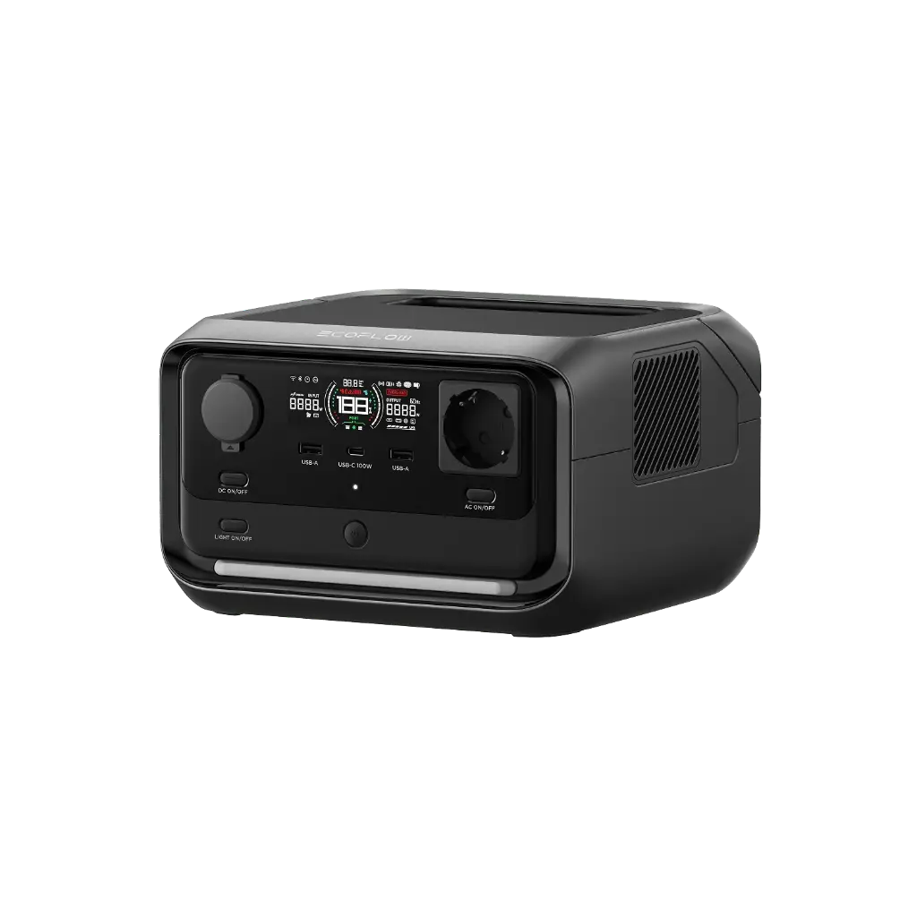 Station électrique portable EcoFlow RIVER 3 Plus 286 Wh de capacité | Sortie de 600 W ｜1 200 W avec X-Boost