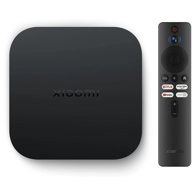 Xiaomi Mi TV Box S 2nd Gen, Reproductrice Streaming en 4K Ultra HD, Bluetooth, Wi-FI, 2GB RAM + 8GB ROM, 2ème Génération, Noir