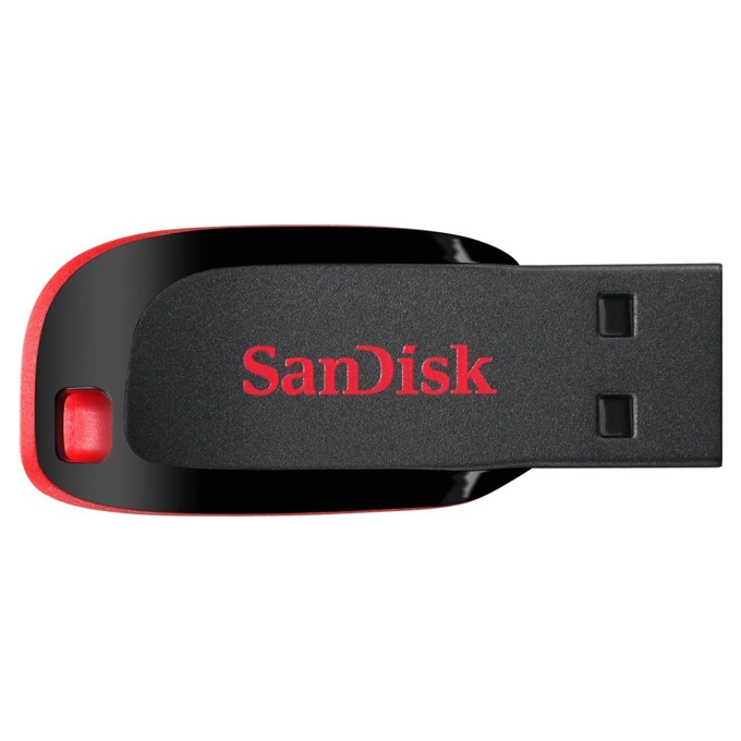 Clé USB SanDisk Cruzer Blade 16 Go USB Type-A 2.0 Noire et Rouge