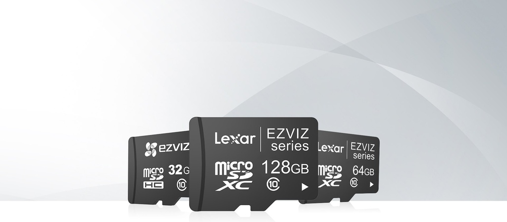 EZVIZ Micro-SD Card 64GB Carte Mémoire microSDHC, Vitesse de Lecture Allant jusqu'à 90MB/S,