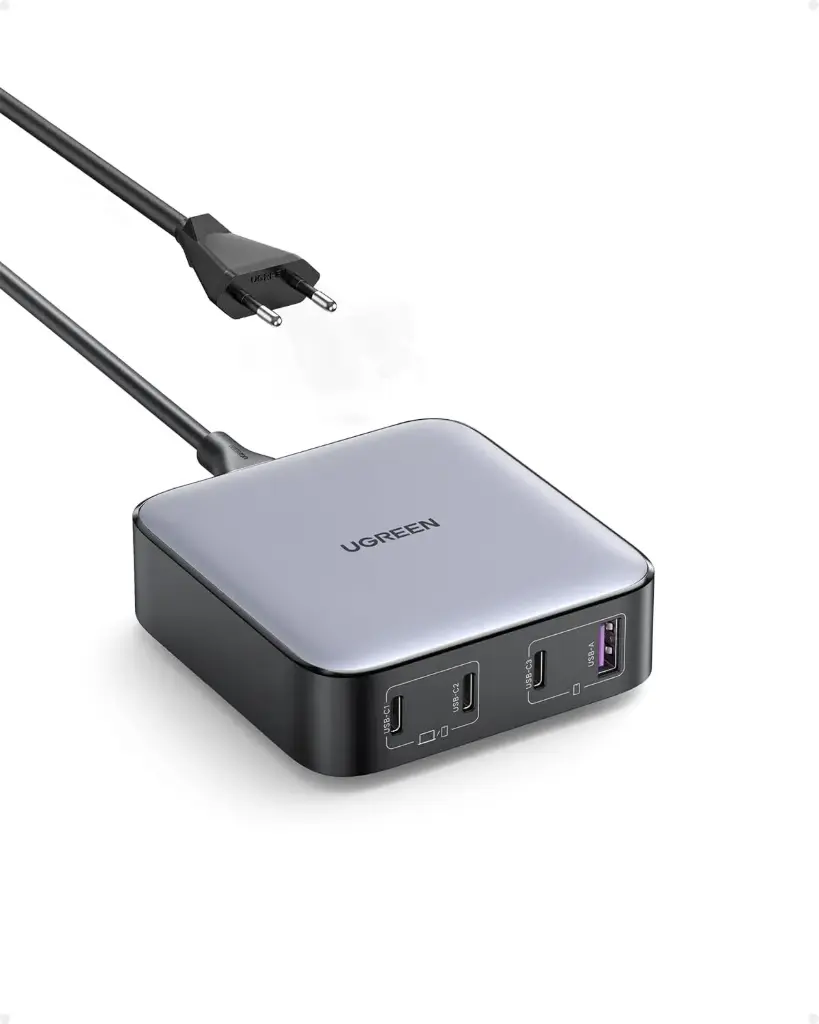 Ugreen Nexode Chargeur rapide de bureau 100 W USB-A + 3 USB-C