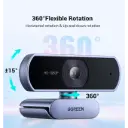 Webcam 1080P avec microphone, caméra Web USB Full HD, champ de vision de 85°, réduction du bruit, Plug and Play, correction automatique de la luminosité, webcam streaming/conférences, Zoom/Skype/YouTube, - UGREEN CM678 15728 #10184