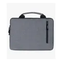 Housse pour ordinateur portable en polyester gris, taille : 14 pouces