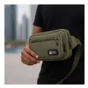 Sac Banane Imperméable de Couleur Vert Kaki pour le Sport