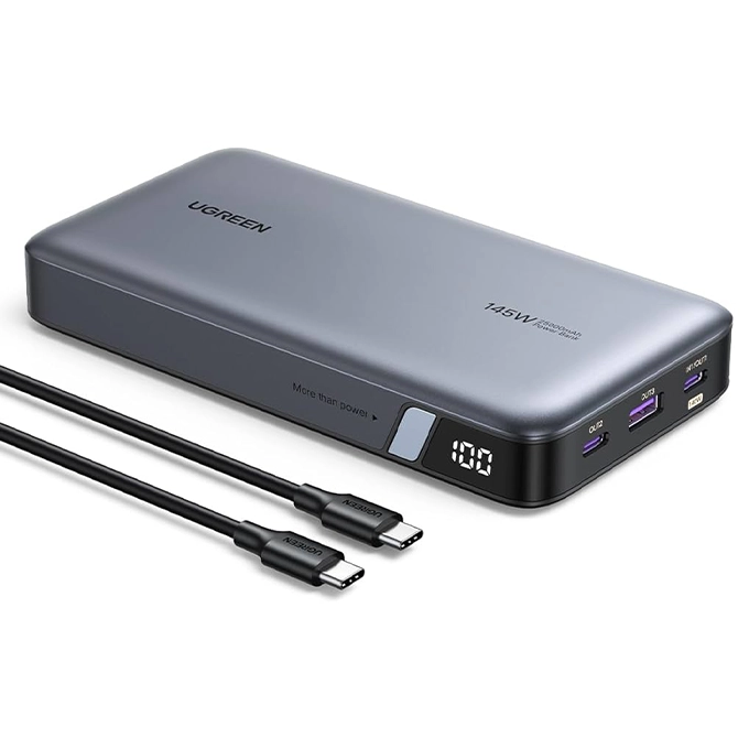 [PB205 90597A] UGREEN PB205 90597A - 25 000 mAh 145W PowerBank pour Ordinateur et Smartphone