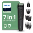 Philips Tondeuse tout-en-un Multigroom série 3000 7 accessoires - Tondeuse pour barbe et cheveux, Lames auto-affûtées respectueuses de la peau, 10 hauteurs de coupe, Modèle MG3930/15