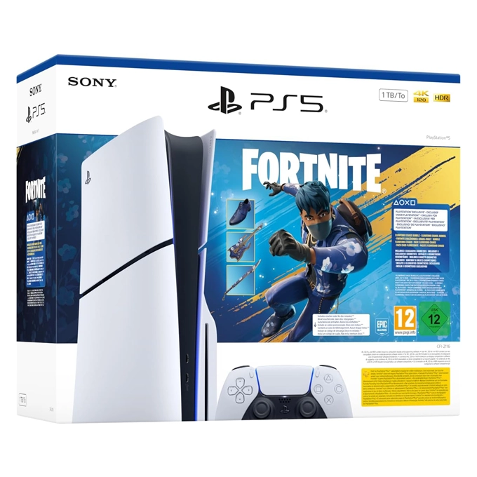 Sony PS5, Pack Console PlayStation®5 1 To - Fortnite Flowering Chaos – Edition limitée