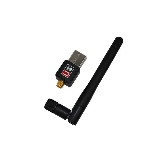 USB 2.0 Wireless 802.IIN W-Fi Network Dongle Adapter 150 Mbps Black