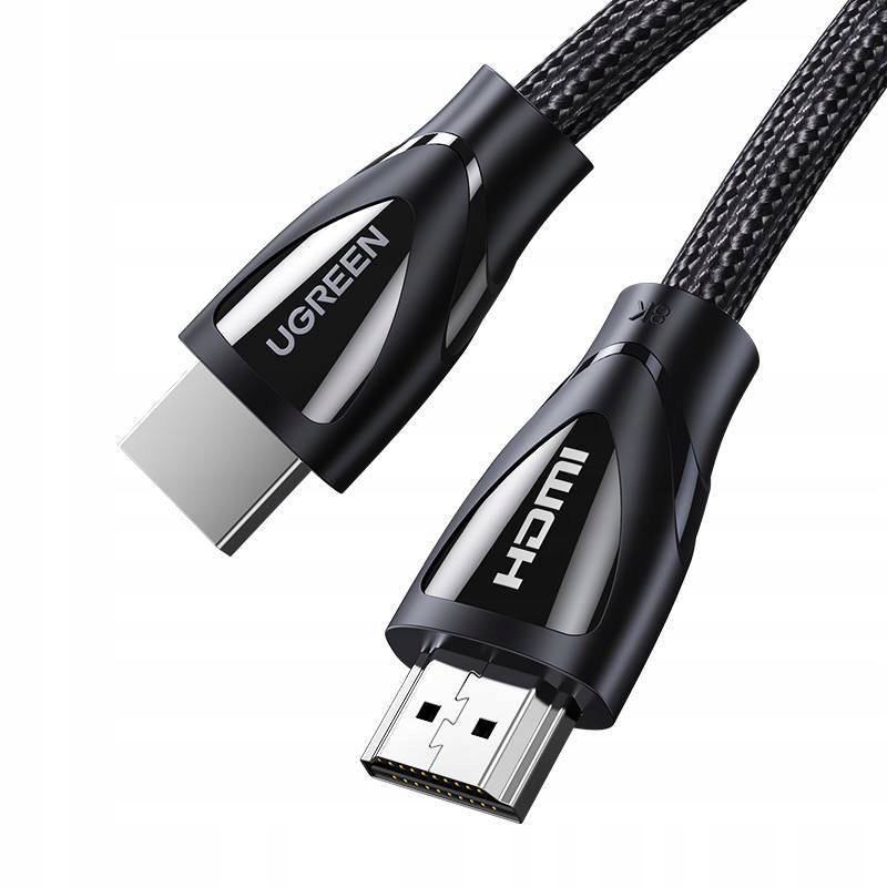 UGREEN HD140 — Câble HDMI 2.1 8K 60Hz, 5 mètres | 48Gbps, 4K 120Hz, eARC, Nylon Tressé