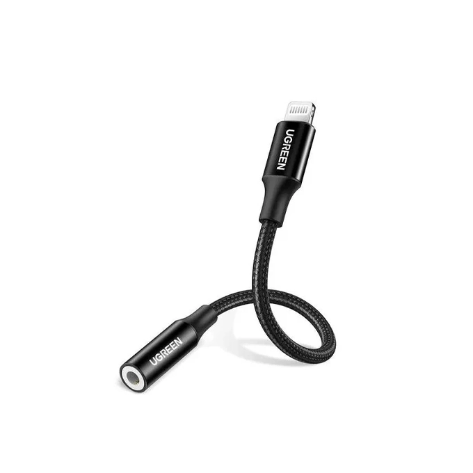 UGREEN US211 — Adaptateur Lightning vers Audio Jack 3.5mm | iPhone, iPad Lightning, Casque, Écouteurs Filaires