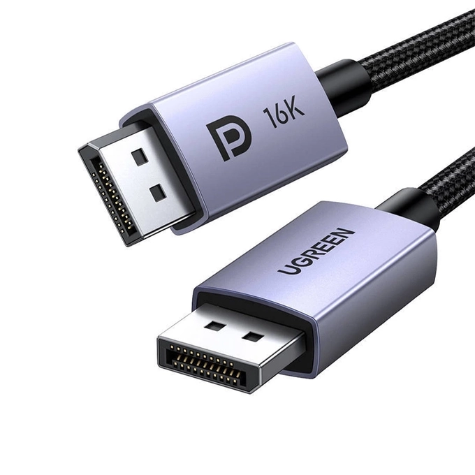 UGREEN DP118 — Câble DisplayPort 16K Premium | DP→DP, Aluminium, Next-Gen Moniteurs & Workstations