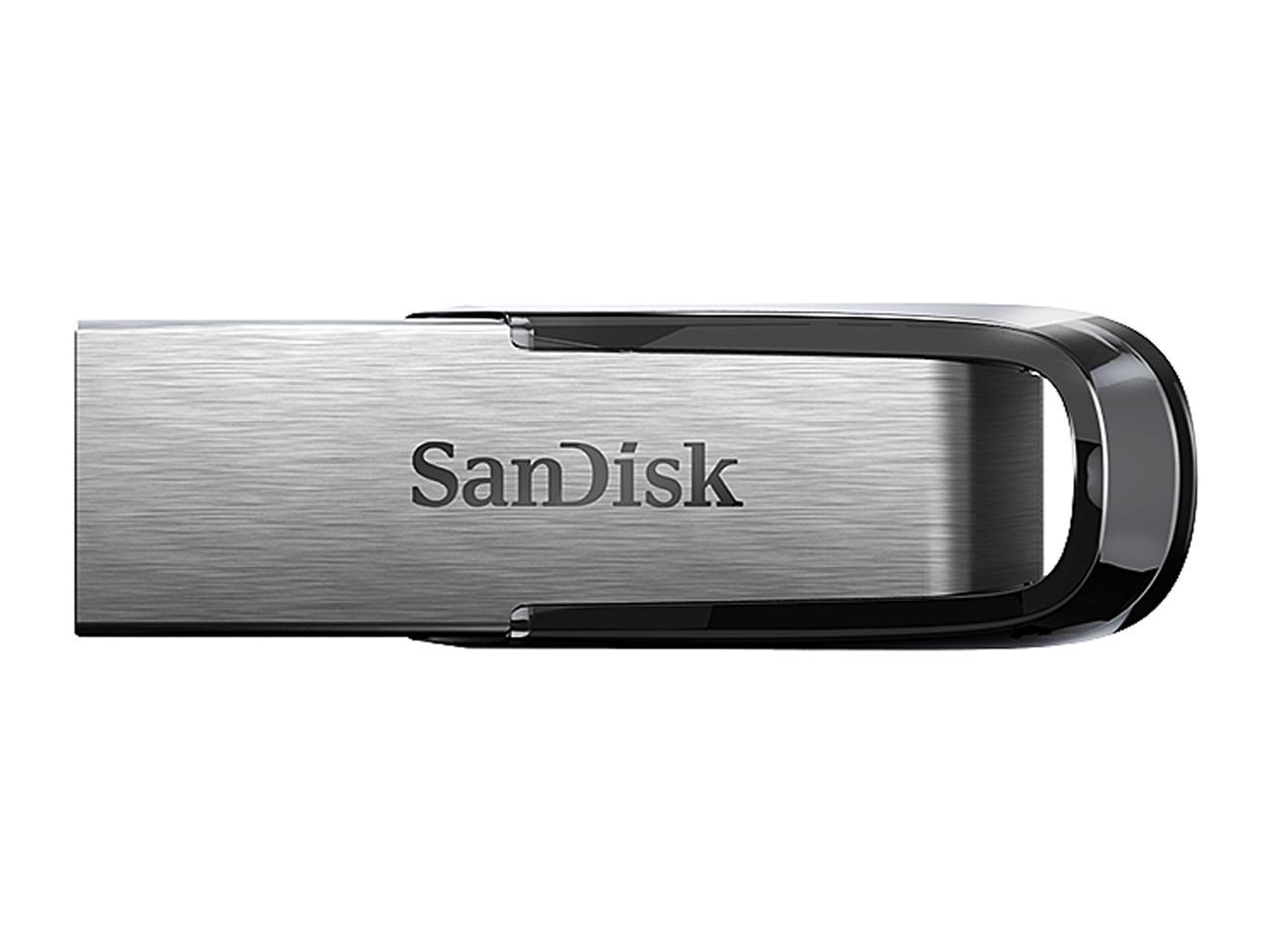 SanDisk Ultra Flair — Clé USB 3.0 128Go | Boîtier Aluminium, 150Mo/s, Boucle Porte-Clé Intégrée