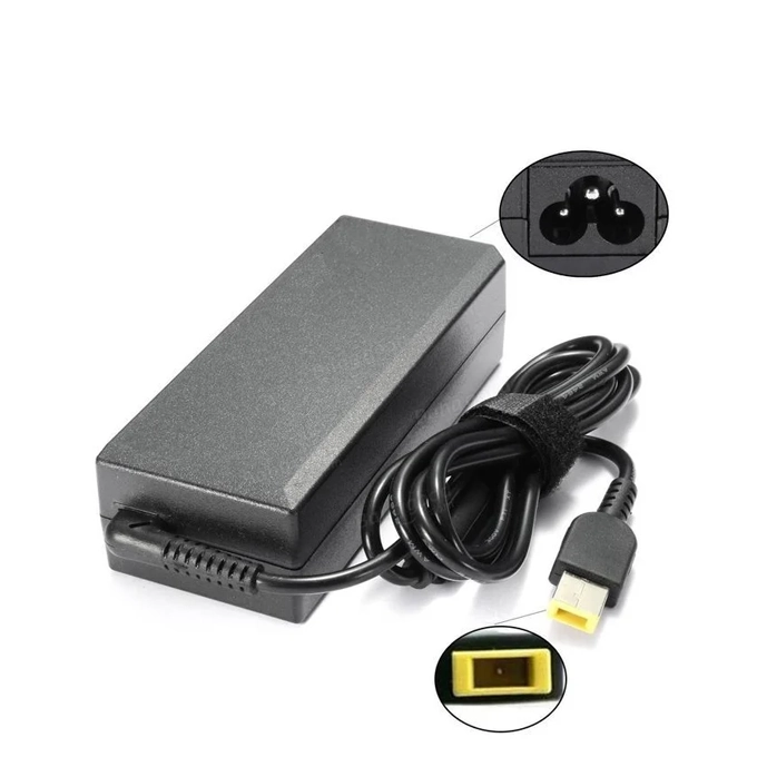 Chargeur Lenovo 65W — Adaptateur PC Portable 20V 3,25A | Connecteur Slim Tip Jaune, ThinkPad, IdeaPad