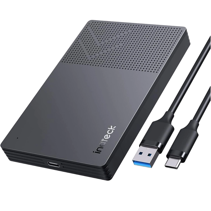 Inateck — Boîtier Externe 2.5 pouces SATA USB 3.0 | HDD & SSD, Câble Inclus, Recyclage Disque Laptop