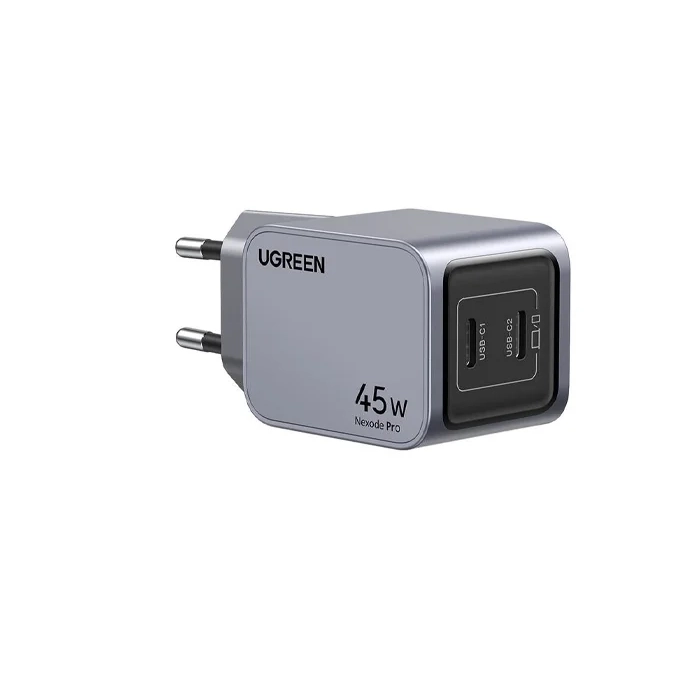 UGREEN Nexode Pro 45W GaN — Chargeur Double USB-C | MacBook Air M2, iPhone 16, Samsung, Compact EU